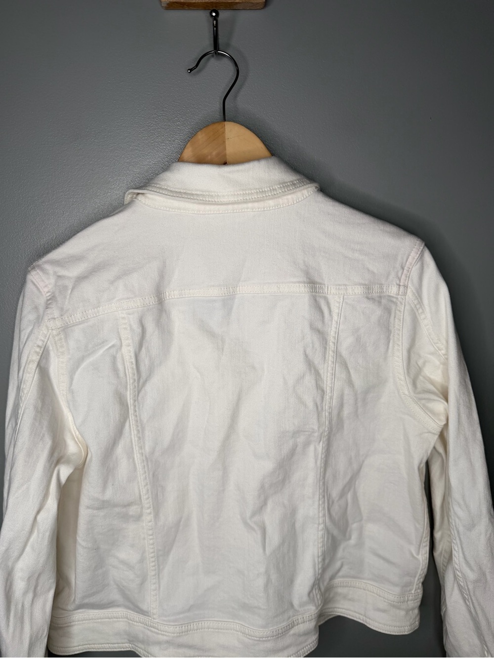 Kate Spade New York Classic Denim Jacket - White - Picture 8 of 12